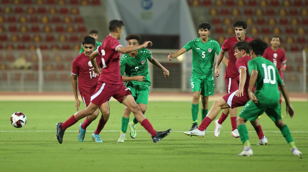 منتخب ناشئة العراق يخسر أمام قطر ضمن تصفيات كأس آسيا