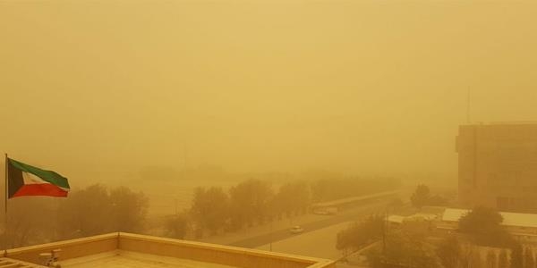 وقف حركة الملاحة في مطار الكويت الدولي بسبب موجة الغبار