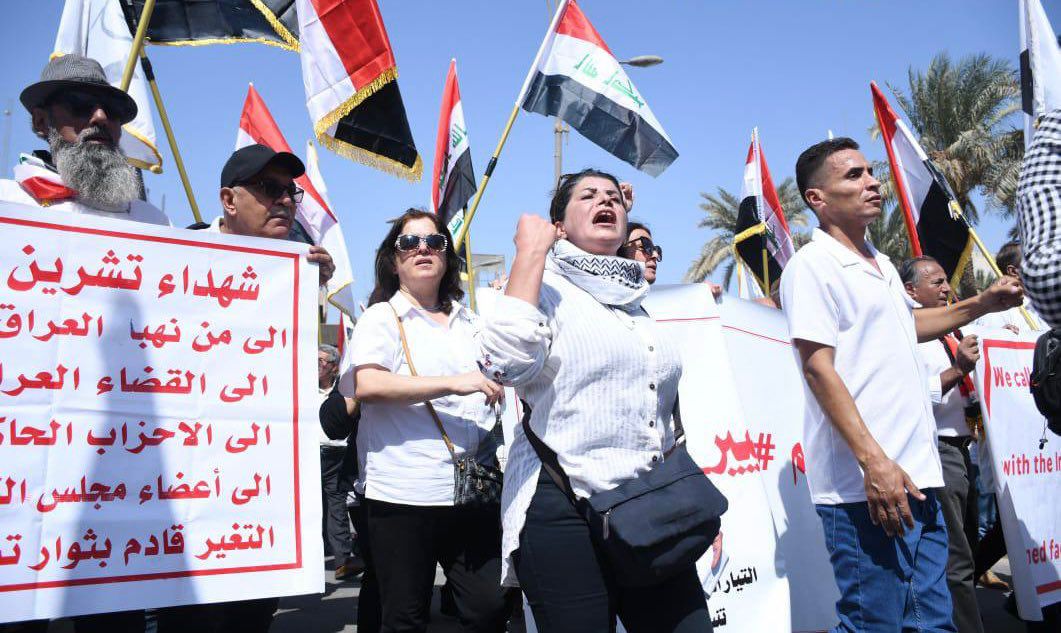 موقف البصرة.. 30 مصاباً من المتظاهرين والقوات الأمنية خلال التظاهرات