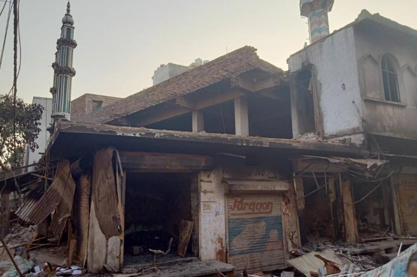 تخريب مسجد في الهند احتجاجا على العنف ضد الهندوس في بنغلادش