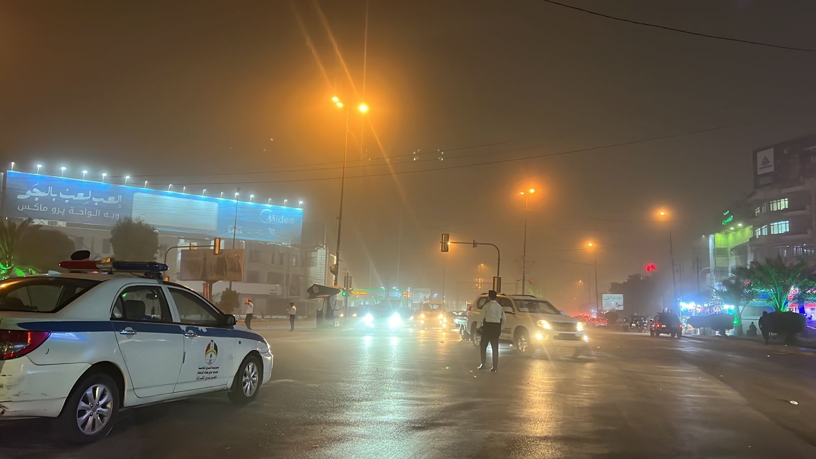 بغداد تسجل 70 حالة اختناق جراء العاصفة الترابية